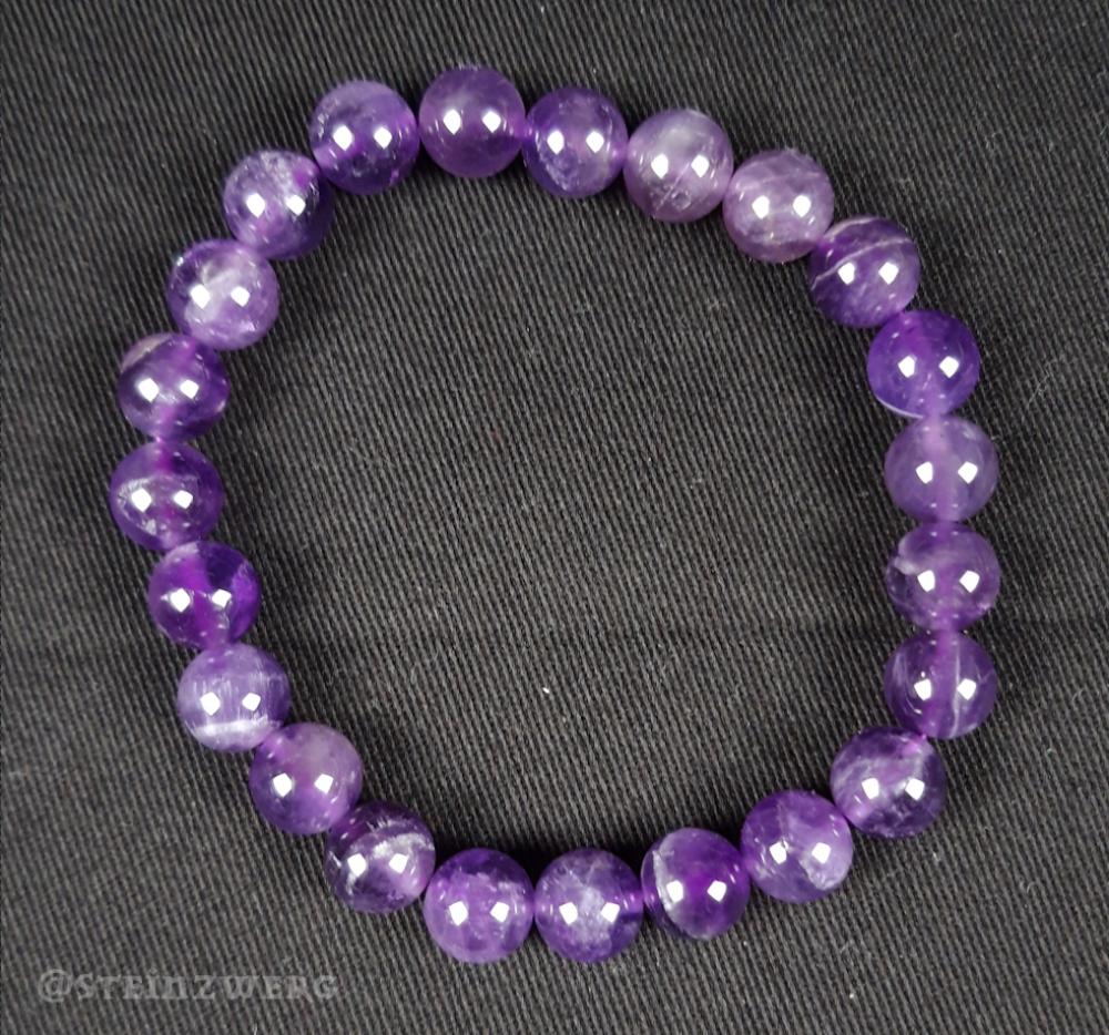 Amethyst Kugelarmband 8mm
