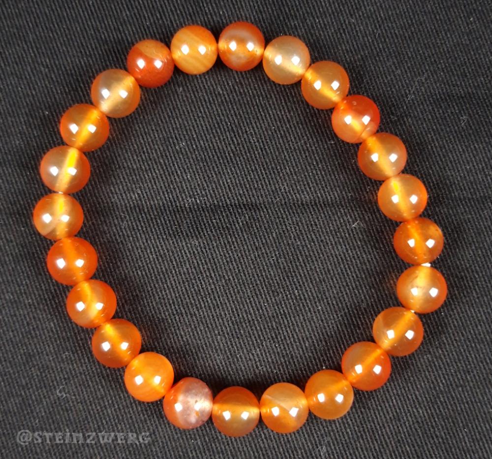 Karneol Kugelarmband 8mm