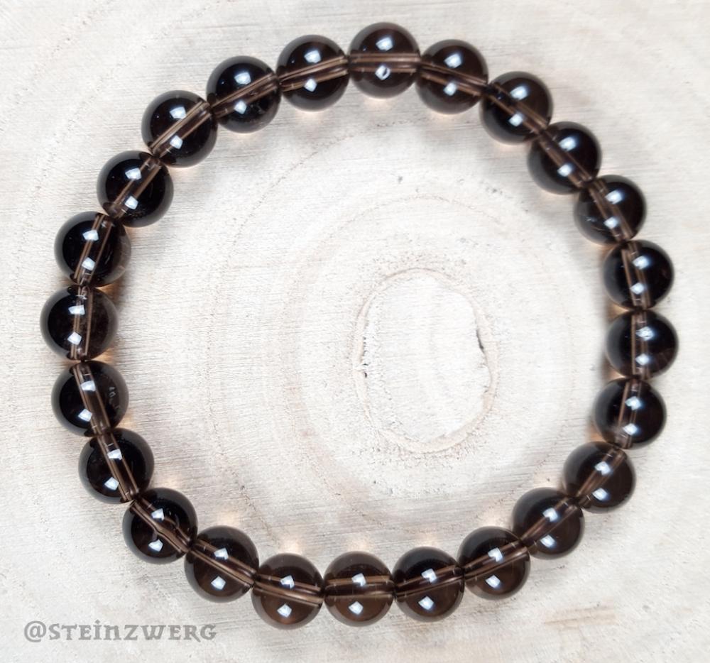 Rauchquarz Kugelarmband 8mm