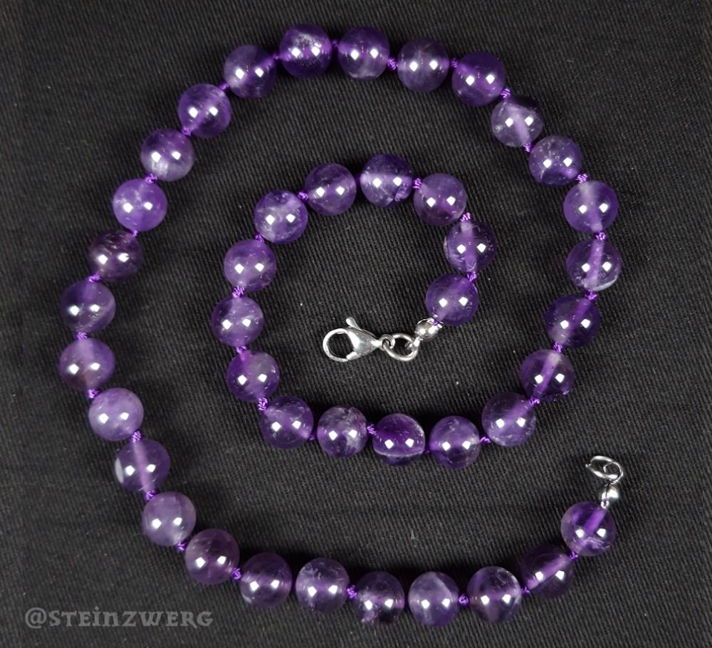 Amethyst Kugelkette 8mm