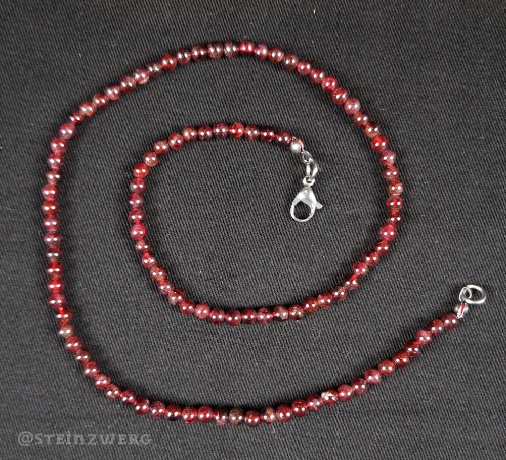 Granat Kugelkette 4mm